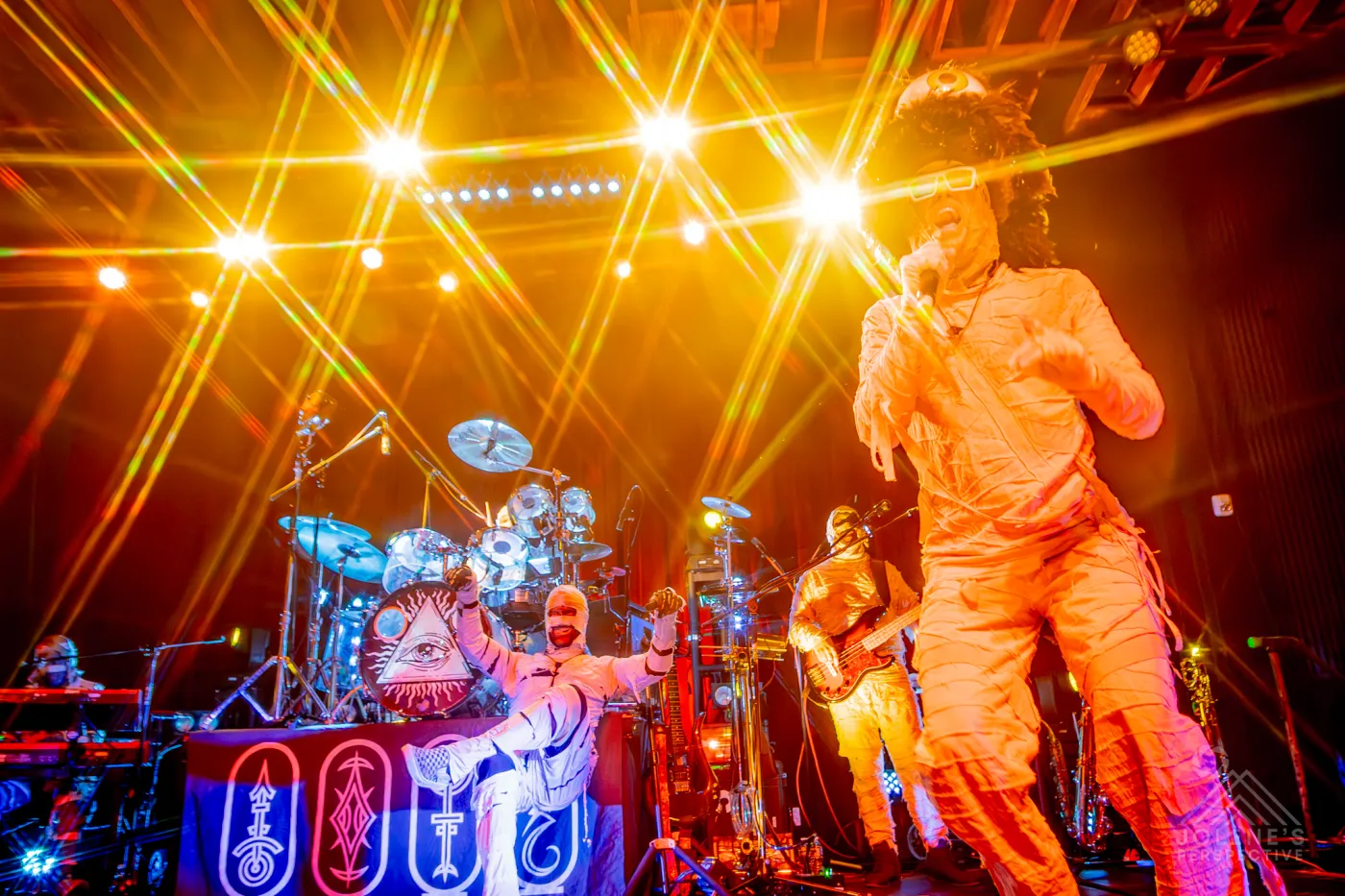 Here Come The Mummies playing live